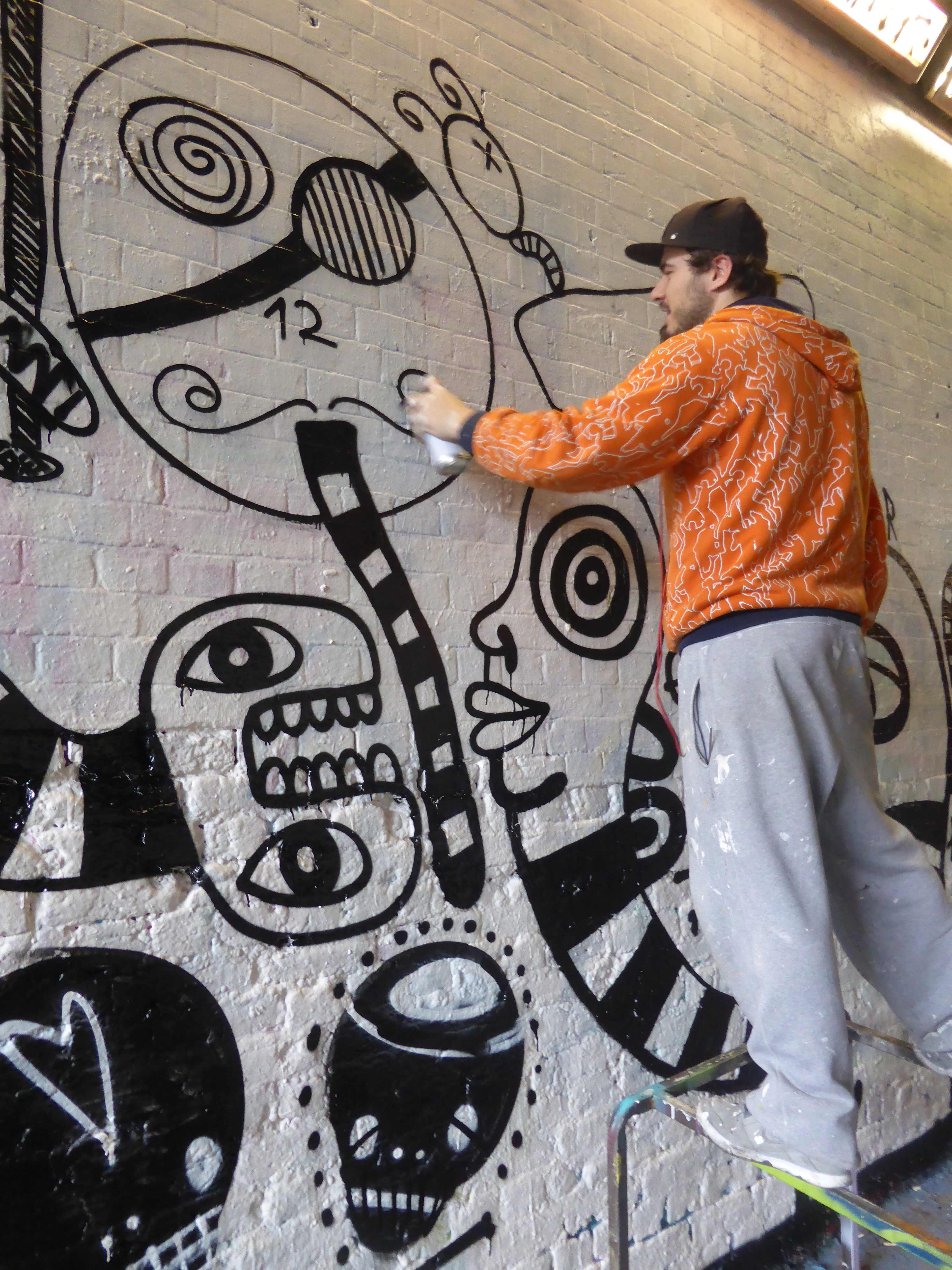 New Psychodoodlz Collaboration In Leake Street | London Calling Blog