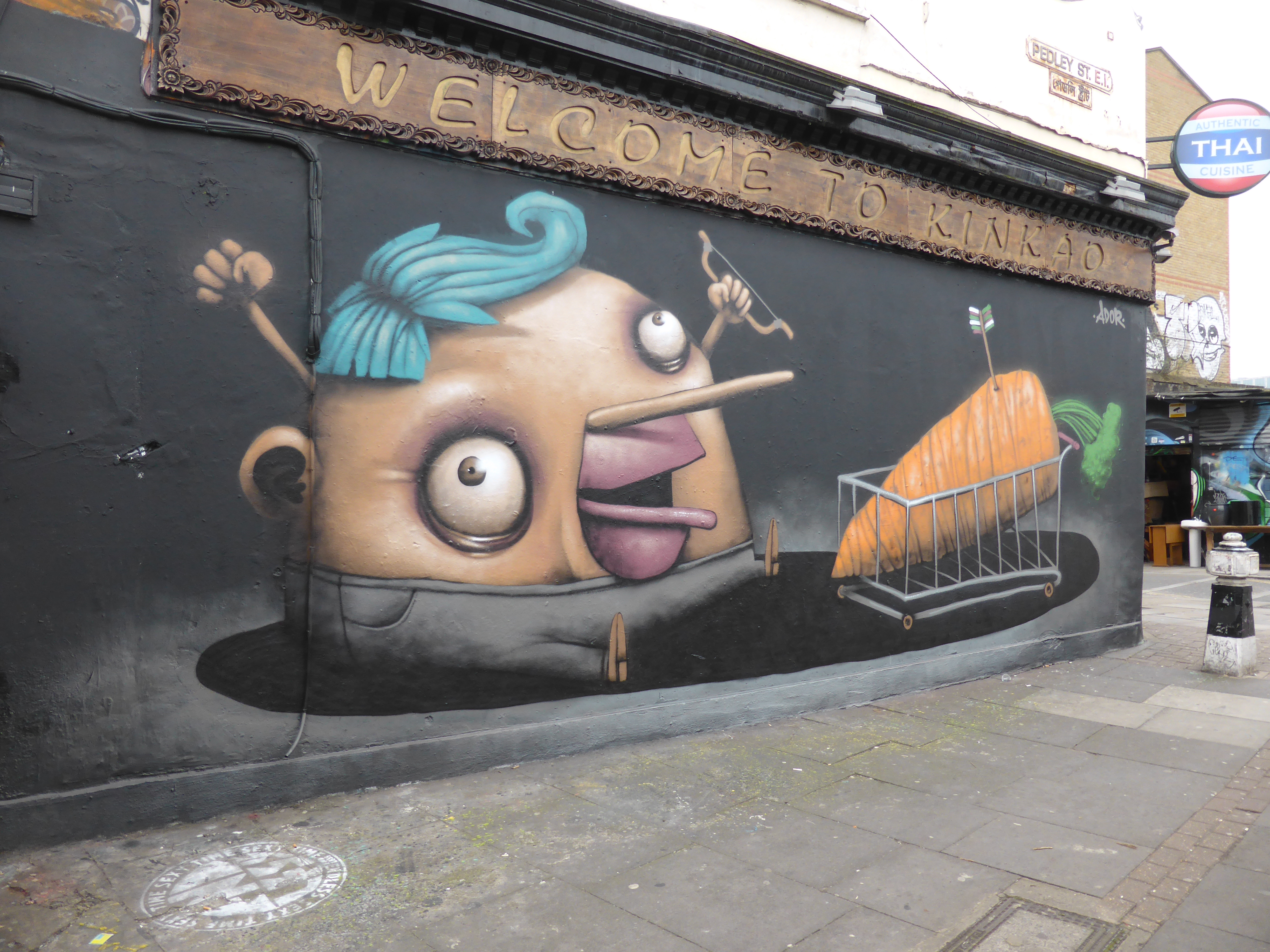 New Ador Street Art In Brick Lane | London Calling Blog